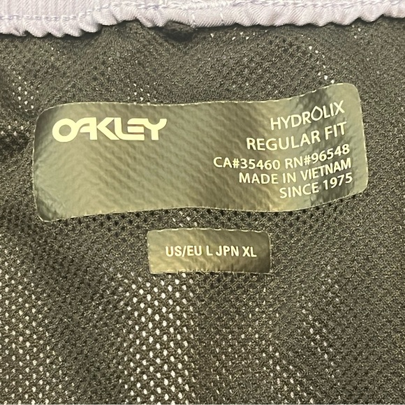 Oakley Hydrolix Regular Fit Men's Purple / Blue  Swim Trunks w Pockets Size XL - Picture 9 of 16